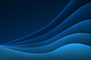 Blue wavy lines on a darker blue background